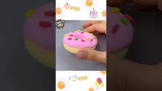 Creative Play Dough Donuts#art#diy#shorts
