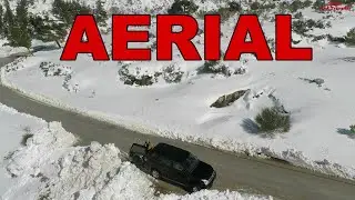 SNOW IN PENTELI #dronevideo #dronefootage #droneview #snow #snowfall #4x4offroad #penteli #gopro