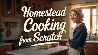 Homestead Cooking from Scratch Like the Amish | Rustic Pantry's Old-Fashioned Kitchen Life