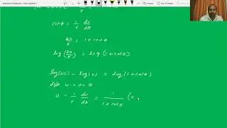 How to find angle between radius vector and tangent