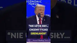 Donald Trump: proszę tylko o Grenlandię #polityka #usa #davos #grenlandia #news #shorts