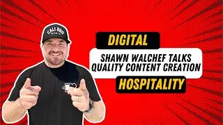 Shawn Walchef Talks Quality Content Creation at the California Restaurant Show | @CaliBBQMedia