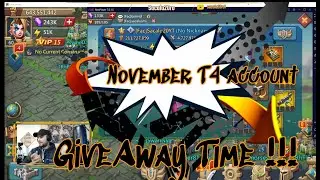 Lords Mobile GiveAway Nice T4 With !! Account Overview !! Draw Date 01.11.2021 (Monday) #RhF