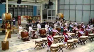 筑西市大和保育園和太鼓演奏 「さんぽ」