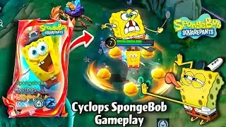 MIDLANE CYCLOPS SPONGEBOB BEST BUILD AND EMBLEM ! (anti-meta) #mobilelegends #mlbb #cyclops