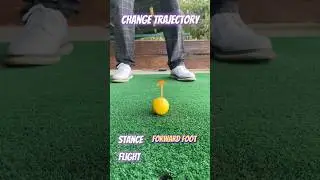 Change Trajectory #golf #golftips #golfdrills #golfswing #golfing #golfcoach #golfer #golflife