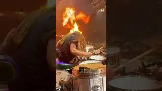 I walked on stage behind Barry Kerch #shorts #Shinedown #BarryKerch #moderndrummer #jmonwalkon