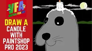 How to Draw a Realistic Candle in Paintshop Pro NFT Art Tutorial