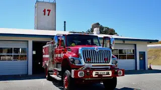San Mateo County Fire Station 17 Mini Compilation (T17 DUAL SIREN!!!)