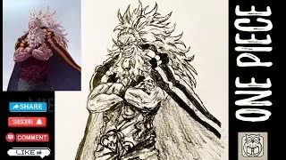 How to Draw Scopper Gaban | One Piece Fan Art Tutorial ✍️🔥