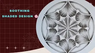 💫 Hypnotic Flow Zentangle | Shading & Line Art Magic