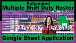 #294-How to Create Automatic Multiple Shift Duty Roster in Google Sheet (Part-2)