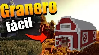 COMO HACER un ESTABLO  (granero) en minecraft Fácil
