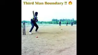 Boundary !! Play Late Score Over Third Man !! #tenniscricket #techiecricketers #t12cricket