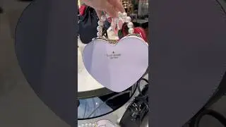 KATE SPADE Purple Heart bag #katespade #unboxing #shopping #viral #fyp #shorts #viral #love #beauty