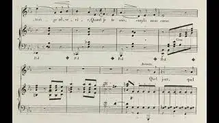 Fleur dess&eacute;ch&eacute;e (P. Viardot) Score Animation