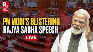 Pm Modi's Blistering Rajya Sabha Speech Live | Parliament Budget Session 2026