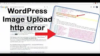 php ini wordpress memory limit and wordpress image upload http error