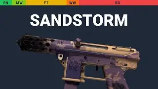 Tec-9 Sandstorm - Skin Float And Wear Preview