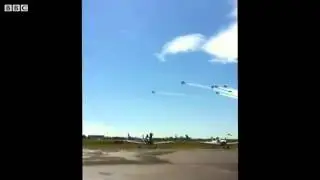 Red Arrow crashes during Bournemouth Air Festival(Fatal RIP Jon Egging)