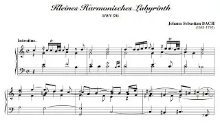 JS Bach: Kleines harmonisches Labyrinth, BWV 591 - Marie-Claire Alain, 1959 - MHS 777