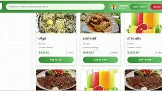 Home Made Food Delivery System | IDP Project Using HTML, CSS, PHP & MySQL