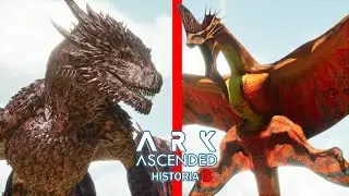 BALERION CASI MUERE! Pero EVOLUCION&Oacute; a anciano y domestico Nuevo Drakara Toruk ARK Ascended Historia