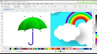 How to make Monsoon Poster in #coreldraw | Corel draw Tutorial | Graphic Design