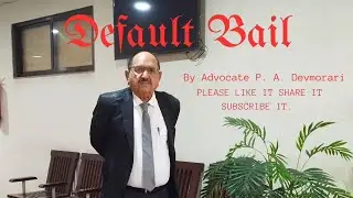 Default bail - CRPC SECTION 167(2) . Bharatiya Nagarik suraksha Sahita Section 187(3).