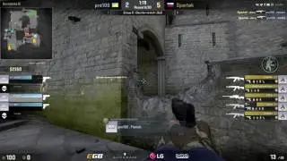 Vac момент Flarich из pro100 в рамках игры pro100 vs Spartak, map 2 nuke