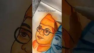 Freedom fighters drawing for Republic Day🇮🇳 #shorts #trending