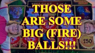THOSE ARE SOME BIG (FIRE) BALLS!!!  - Panda Magic, Dragon Link - Slot Play
