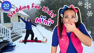 Mimi&rsquo;s Sledding Adventure! 🛷Learning about Sleds, Toboggans, Ice, snow and Fog for Kids!