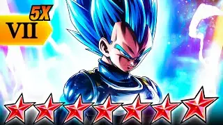(Dragon Ball Legends) 5x ZENKAI BUFFED ZENKAI PUR SSJB VEGETA IS ACTUALLY VERY IMPRESSIVE!