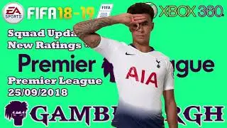 Squad Update FIFA 18/19 PREMIER LEAGUE EDITION