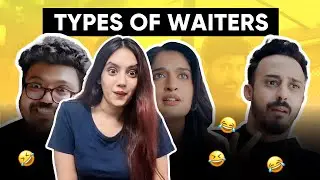 Types Of Waiters REACTION 🤣 | Jordindian x Niharika | Relatable AF!