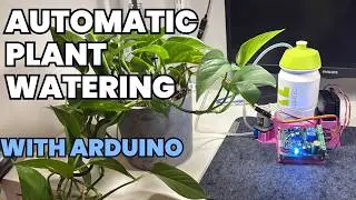 Solar Powered Smart Houseplant Watering System with Arduino
