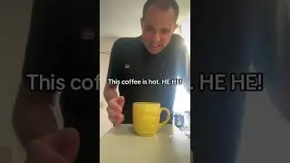 This coffee is hot. HE HE! #michaeljackson #billiejean #coffee #fyp #viral