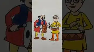 Motu Patlu drawing easy 👌👌/ #motupatlu #drawing #motupatlufun #shorts #kids #youtubeshorts #1m #yt