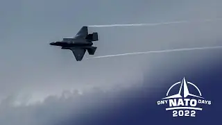 Dny NATO 2022 - průlet F-35