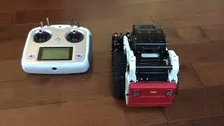 LESU 1/14 RC металлический гидравлический гусеничный мини-погрузчик с бортовым поворотом (обзор)