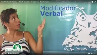 Dica: Modificador Nominal  e Verbal - Gramática Sintagmática - Rose Sampaio