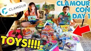 Clamour Con 2019 Family Vlog - Day 1, Massive Toy Haul!