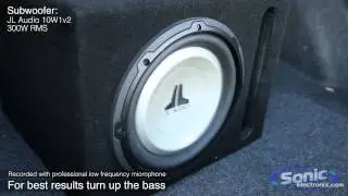 JL Audio W1 Subwoofer Demo | 10W1V2 Bass Test