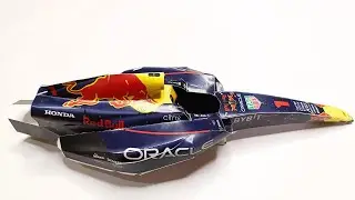 Redbull RB18 Кузовные работы Поделки из бумаги | Часть 4