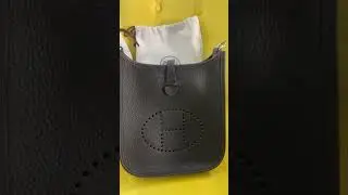 Herm&egrave;s Ardoise Taurillon Clemence Evelyne III 29 Shoulder Bag | Luxury Review & Styling #shorts #bag