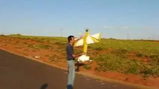 Aeromodelo Pastafly 3D fazendo Torque Roll
