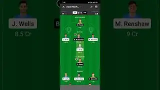 STR VS HUR KFC BIG BASS LEAGUE DREAM TEAM TODAY MATCH#shorts #shortvideo #maddheshiya0777 #dream11