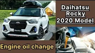 Daihatsu Rocky 2020 Model Engine oil change by | AL -Qadir Lube Xpress | #car #engine #automobile
