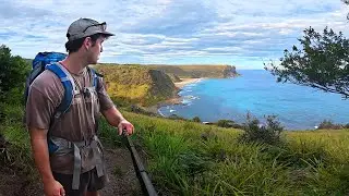 Hiking and camping the coast (ft. Surprise fishing sesh)